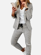 Melissa | Conjunto Blazer de Cuadros y Pantalón Jogger 2
