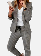 Melissa | Conjunto Blazer de Cuadros y Pantalón Jogger 6