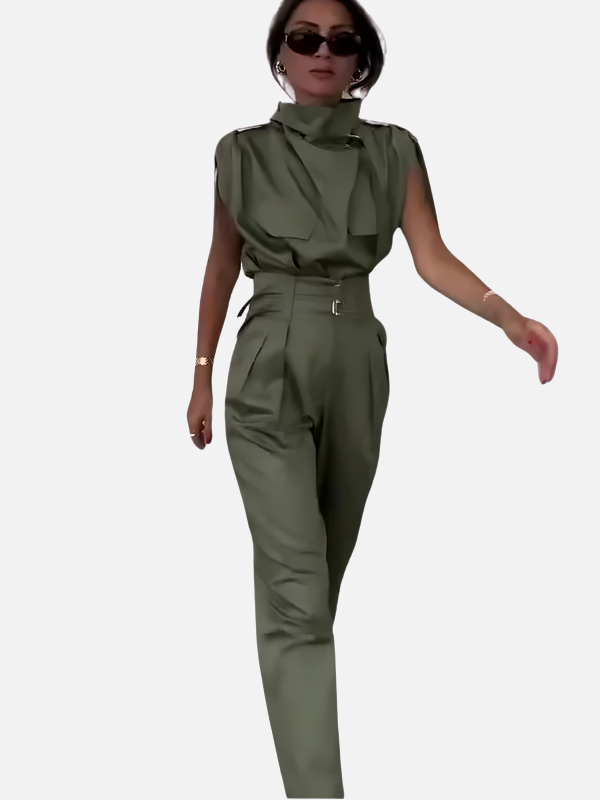 Ximena | Conjunto Blusa y Pantalón de Pierna Ancha Mujer