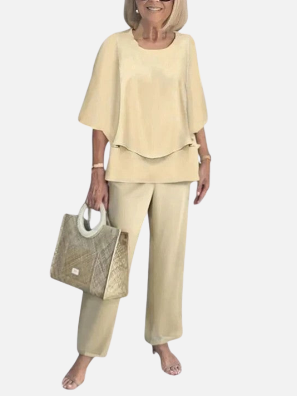 Guadalupe | Conjunto Floral de Dos Piezas para Mujer