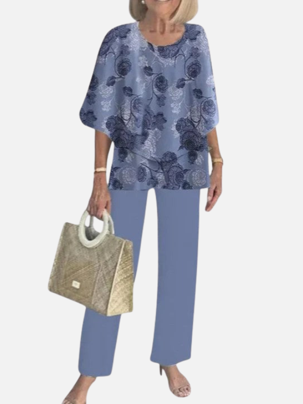Guadalupe | Conjunto Floral de Dos Piezas para Mujer