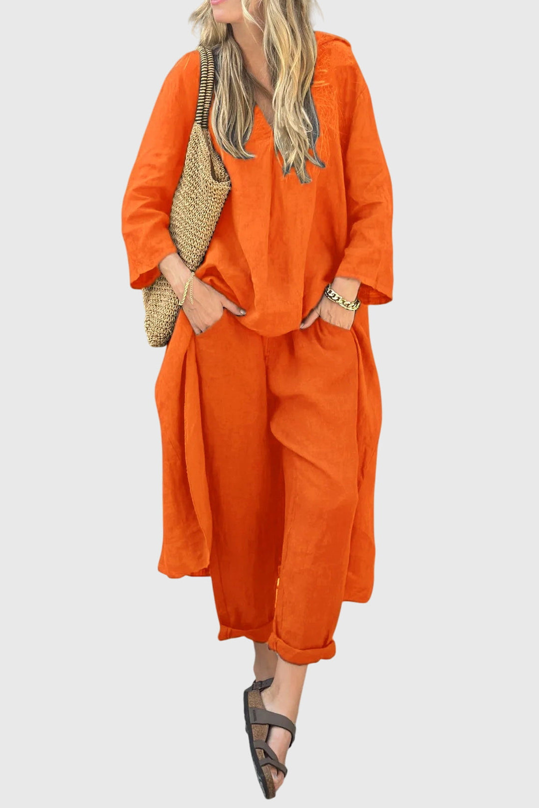 Elena | Conjunto Oversize de Dos Piezas para Mujer