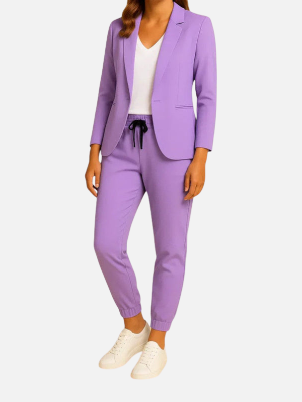 Natalia | Conjunto de Dos Piezas Saco y Jogger Mujer