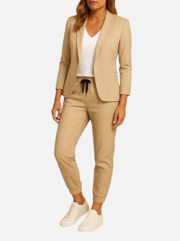 Natalia | Conjunto de Dos Piezas Saco y Jogger Mujer