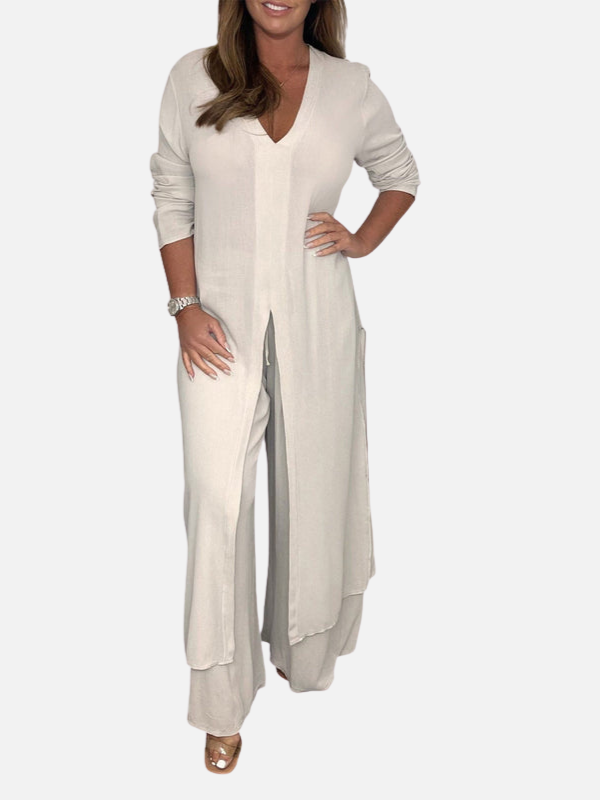 Adriana | Conjunto de Dos Piezas Túnica y Pantalón