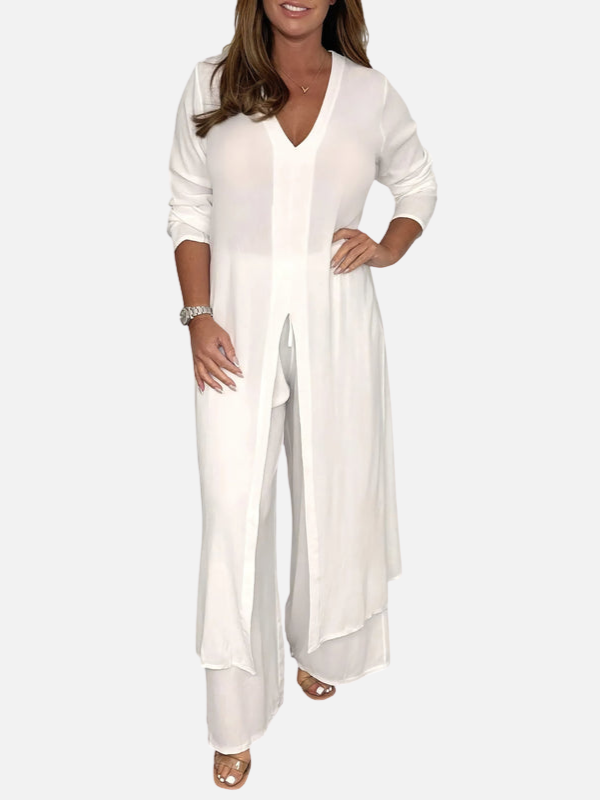 Adriana | Conjunto de Dos Piezas Túnica y Pantalón