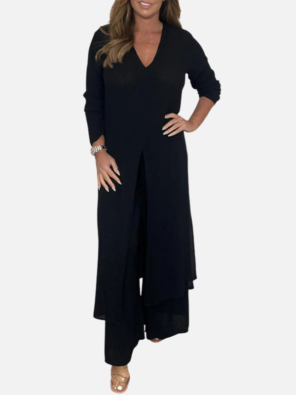 Adriana | Conjunto de Dos Piezas Túnica y Pantalón