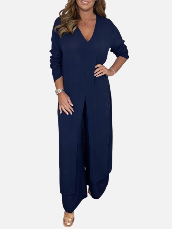 Adriana | Conjunto de Dos Piezas Túnica y Pantalón