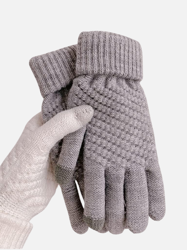 Elena | Guantes Táctiles Tejidos de Invierno Mujer