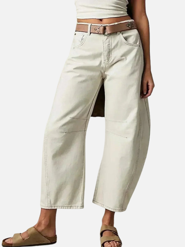Camila | Jeans Holgados de Tiro Alto Rectos para Mujer