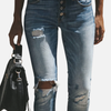 Karla | Jeans Rotos Skinny con Botones para Mujer