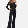 Cristina | Jumpsuit Cruzado de Manga Larga para Mujer