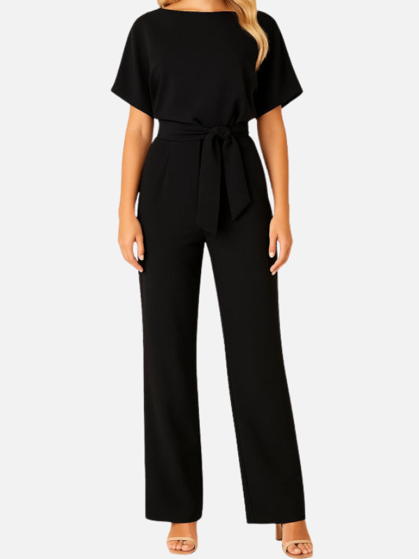 Valentina | Jumpsuit con Cinturón de Pierna Ancha