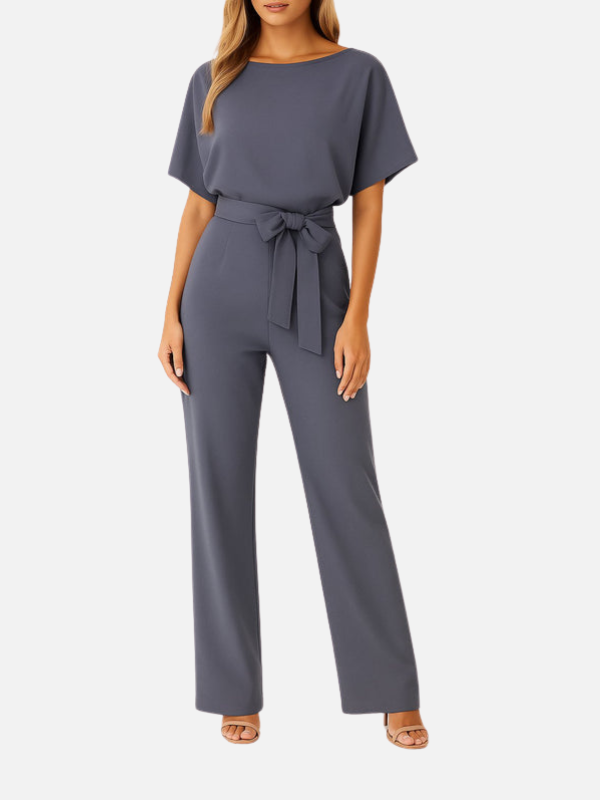 Valentina | Jumpsuit con Cinturón de Pierna Ancha