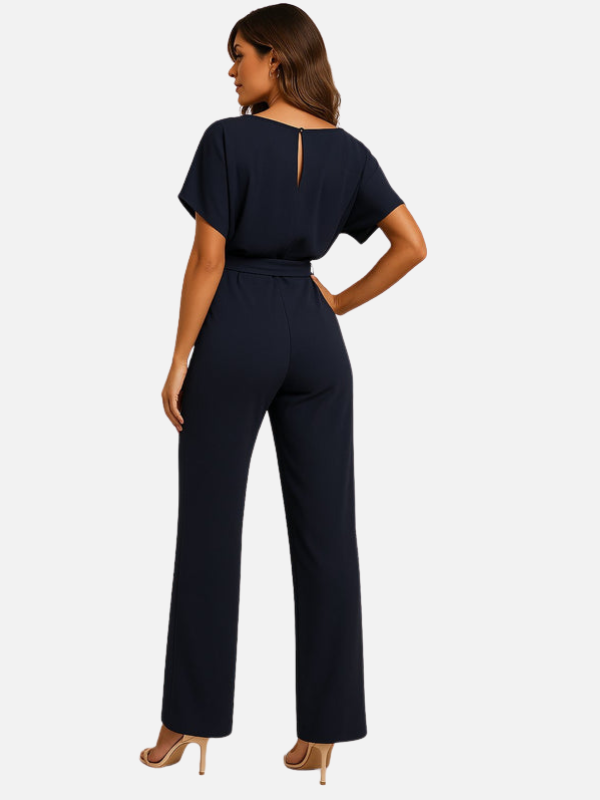 Valentina | Jumpsuit con Cinturón de Pierna Ancha