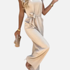 Camila | Jumpsuit con Volantes y Cinturón para Mujer