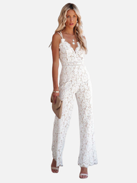Isabella | Jumpsuit de Encaje con Escote en V Mujer