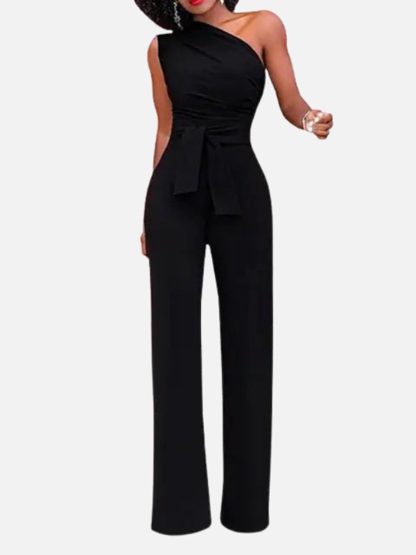 Ximena | Jumpsuit de Un Hombro sin Mangas para Mujer