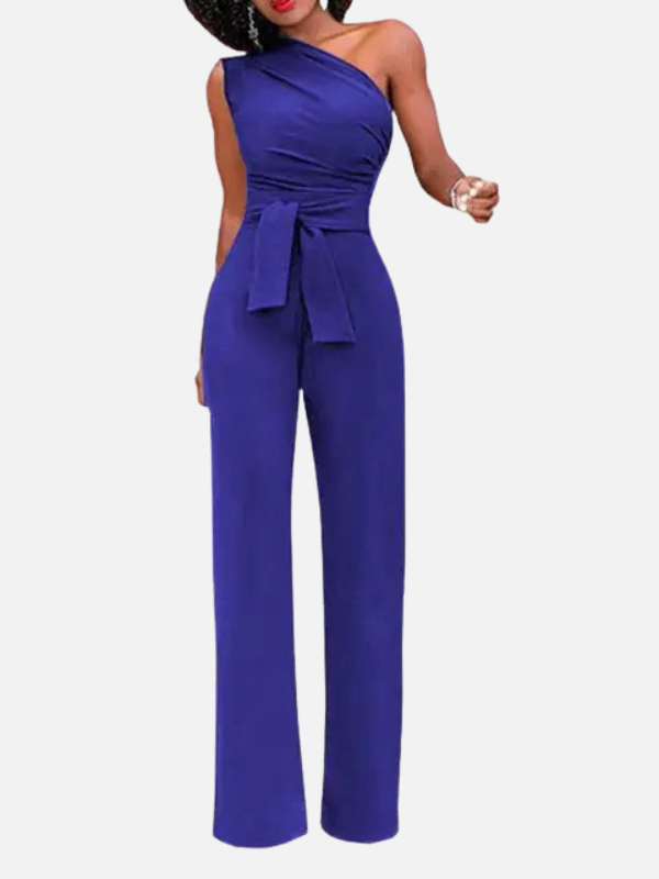 Ximena | Jumpsuit de Un Hombro sin Mangas para Mujer