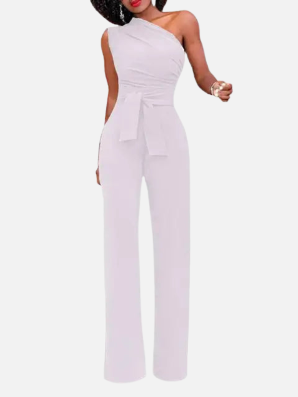 Ximena | Jumpsuit de Un Hombro sin Mangas para Mujer