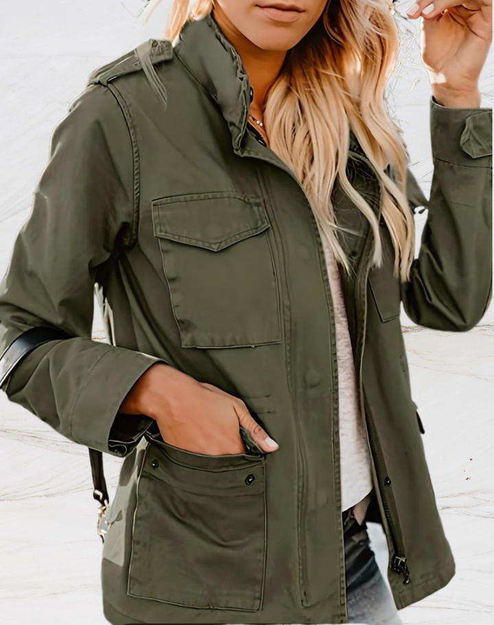 Carmen | Chaqueta Militar con Bolsillos para Mujer