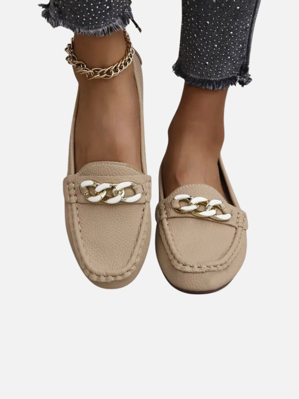 Victoria | Mocasines Ortopédicos con Cadena para Mujer