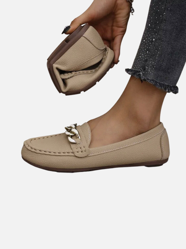 Victoria | Mocasines Ortopédicos con Cadena para Mujer