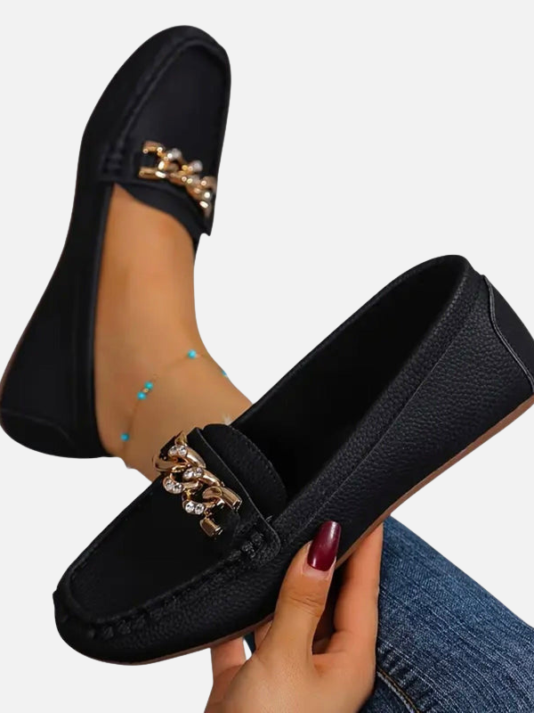 Victoria | Mocasines Ortopédicos con Cadena para Mujer
