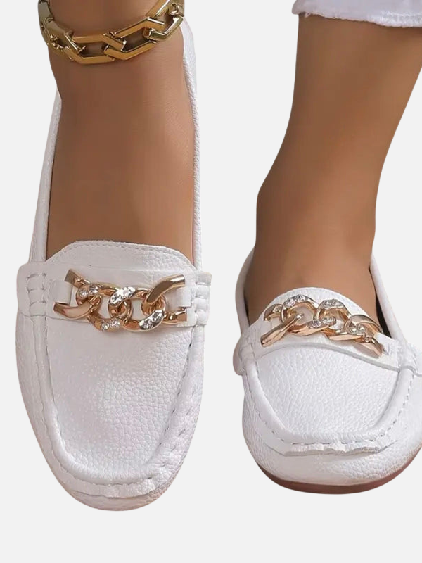 Victoria | Mocasines Ortopédicos con Cadena para Mujer