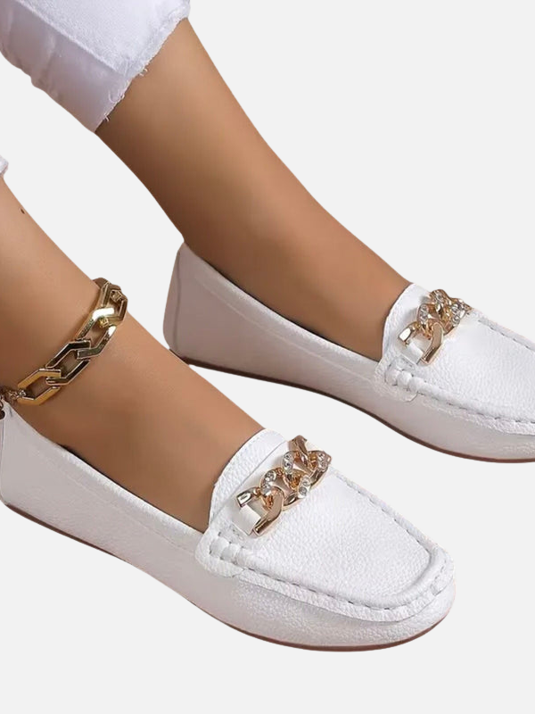 Victoria | Mocasines Ortopédicos con Cadena para Mujer