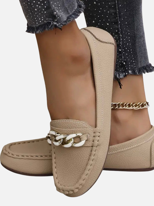 Victoria | Mocasines Ortopédicos con Cadena para Mujer
