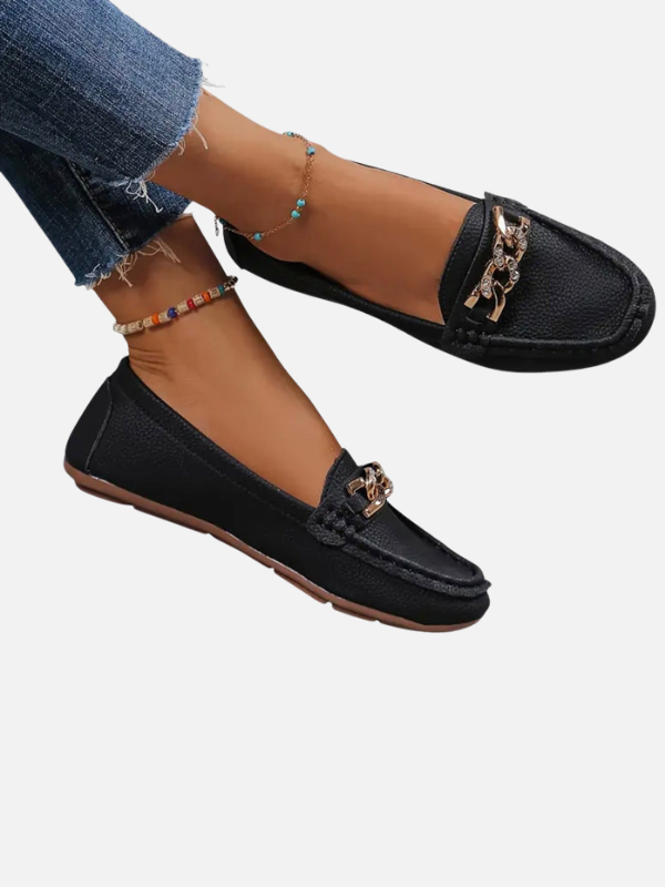 Victoria | Mocasines Ortopédicos con Cadena para Mujer