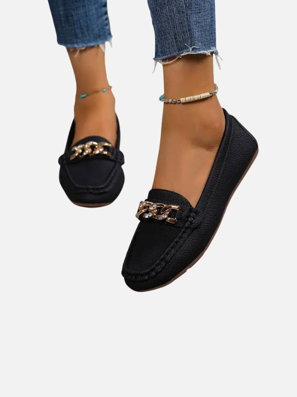 Victoria | Mocasines Ortopédicos con Cadena para Mujer