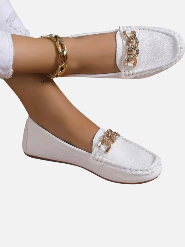 Victoria | Mocasines Ortopédicos con Cadena para Mujer