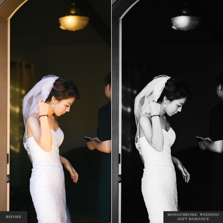 Monochrome Lightroom Presets for Mobile & Desktop