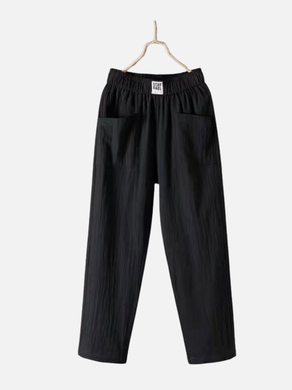 Adriana | Pantalón Ancho de Cintura Elástica con Bolsillos