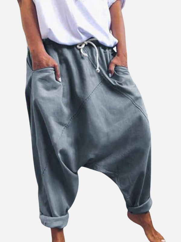 Lucía | Pantalón Bombacho con Cordón y Bolsillos Mujer