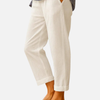 Beatriz | Pantalón Capri Ancho con Bolsillos para Mujer