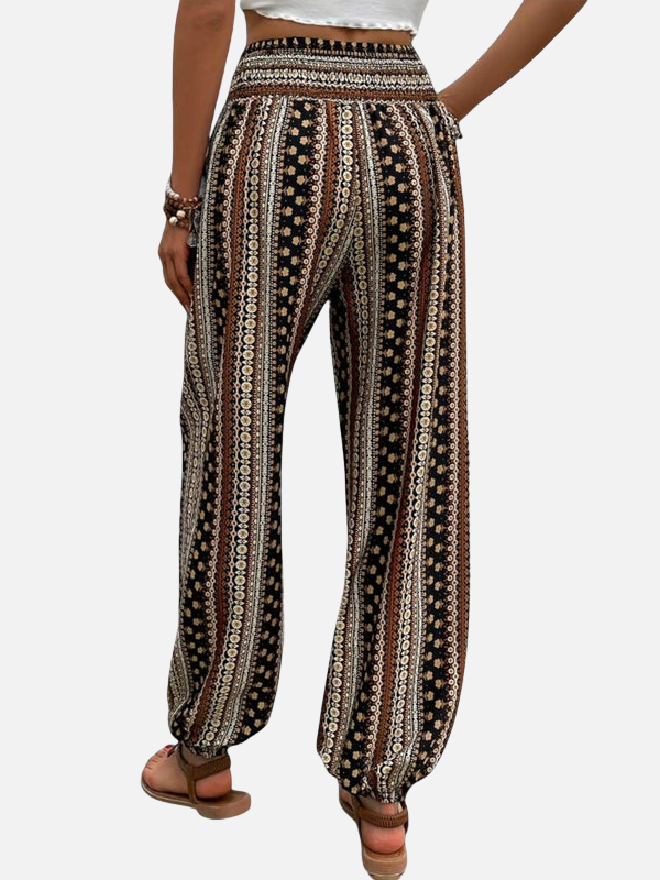 Valentina | Pantalón Harem Bohemio Estampado para Mujer