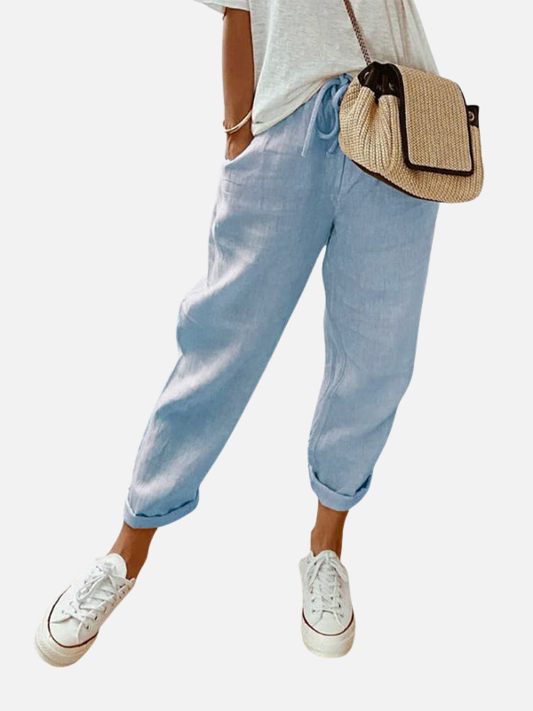 Paulina | Pantalón Jogger de Cintura con Cordón Mujer