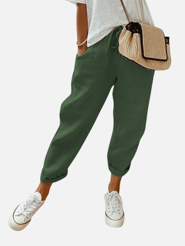 Paulina | Pantalón Jogger de Cintura con Cordón Mujer