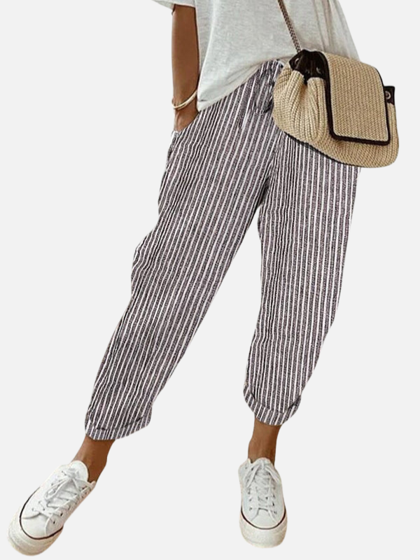 Paulina | Pantalón Jogger de Cintura con Cordón Mujer