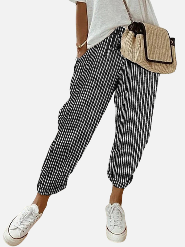 Paulina | Pantalón Jogger de Cintura con Cordón Mujer