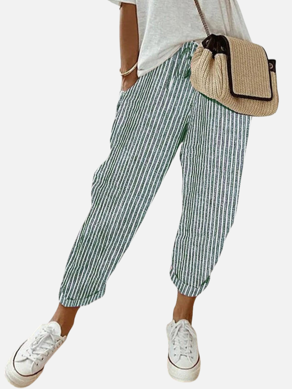 Paulina | Pantalón Jogger de Cintura con Cordón Mujer