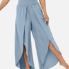 Luciana | Pantalón Palazzo de Tiro Alto con Abertura Mujer