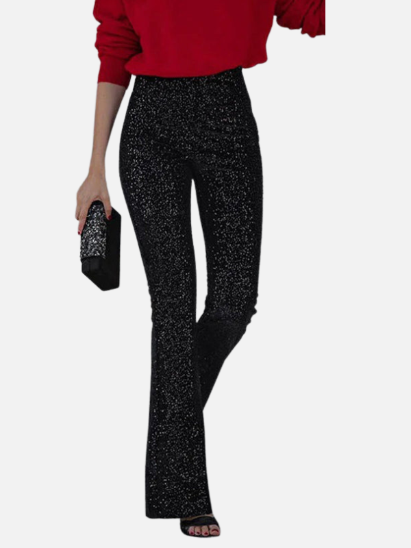 Victoria | Pantalón de Lentejuelas Campana para Fiesta
