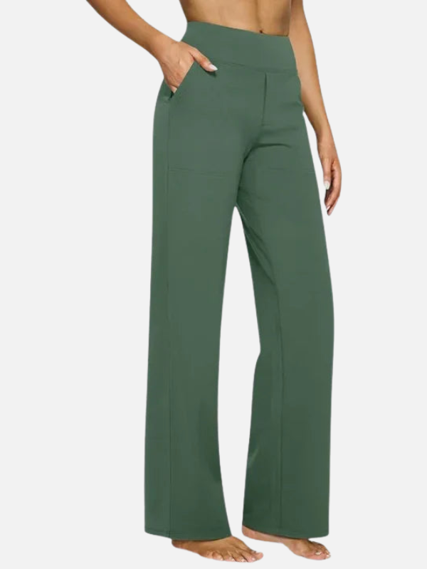 Carolina | Pantalón de Pierna Ancha de Tiro Alto Mujer