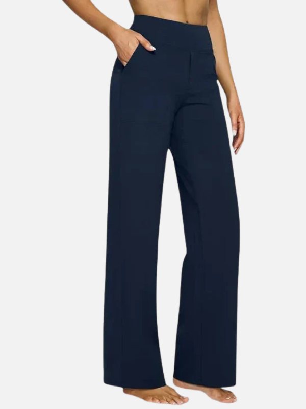 Carolina | Pantalón de Pierna Ancha de Tiro Alto Mujer