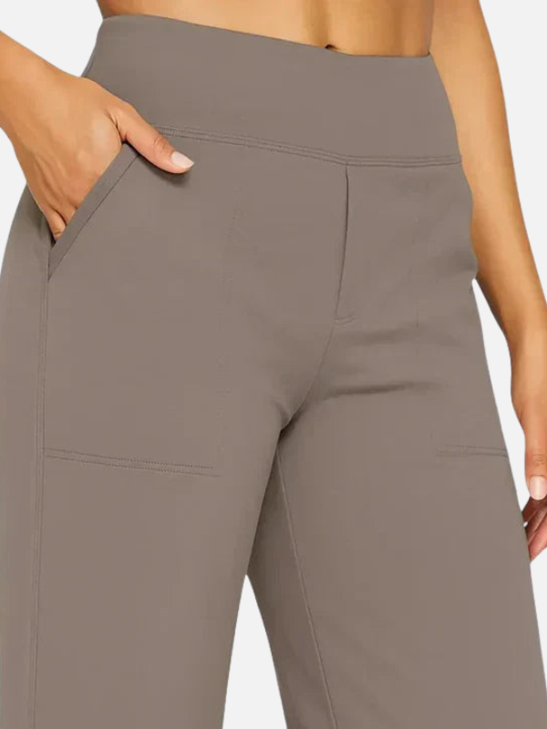 Carolina | Pantalón de Pierna Ancha de Tiro Alto Mujer