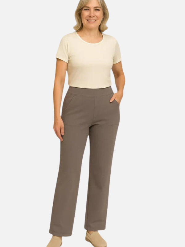 Carolina | Pantalón de Pierna Ancha de Tiro Alto Mujer